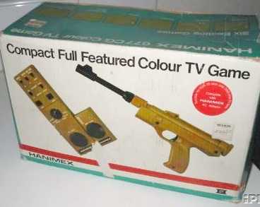 Hanimex 677 CG Compact Full Featured TV Game (brown)